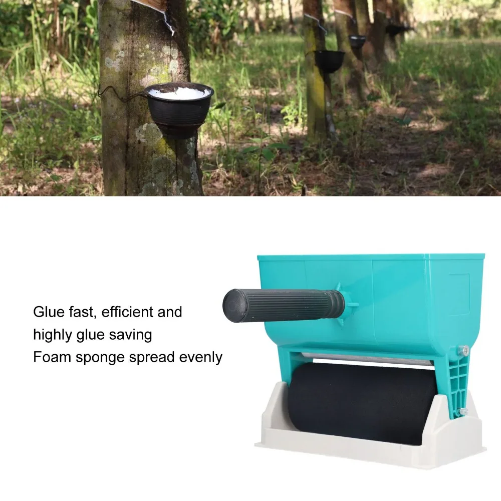 Adjustable Flow Portable Glue Applicator 6 Inch Width 320mL Capacity Handheld Adhesive Roller Glue Spreader Dispenser