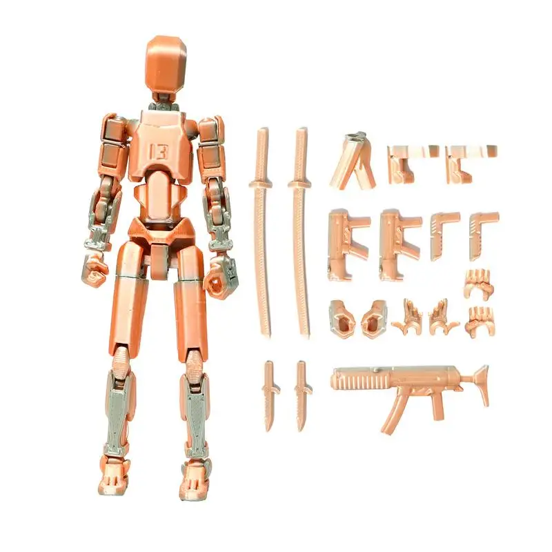 Multi-Joint Beweegbare Robot 3d Bedrukte Mannequin Toyslucky 13 Dummy Action Figures Speelgoed Geschenken Spel Geschenken