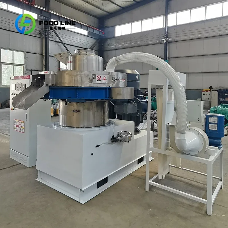 Customized multi‑feedstock pellet mill biomass pelleting apparatus for grass straw rice husk fuel pellet plant processing