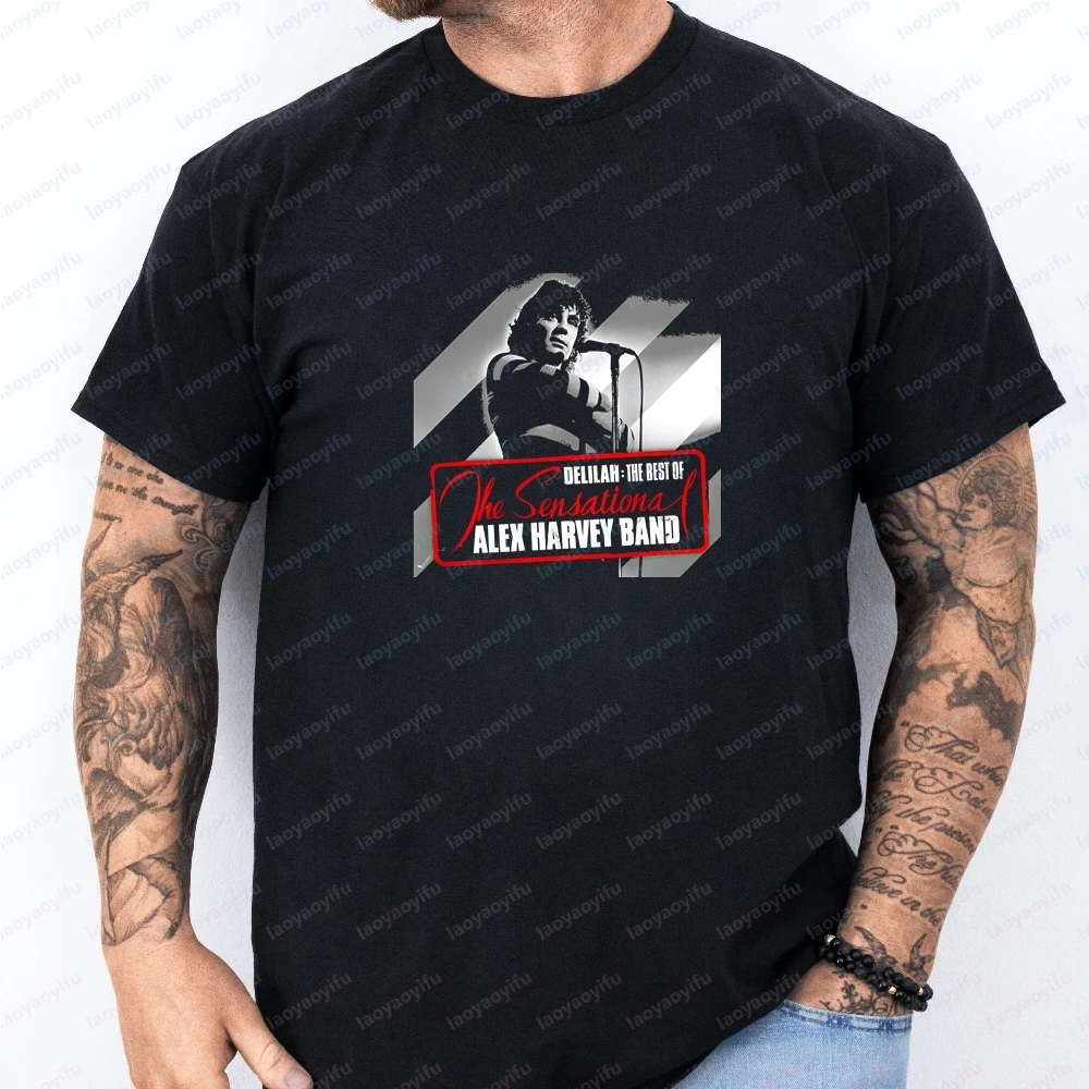 Korean-style Review of Men's Clothing: The Sensational Alex Harvey Band Men's and Women's Shirts, Comfortable T-shirts