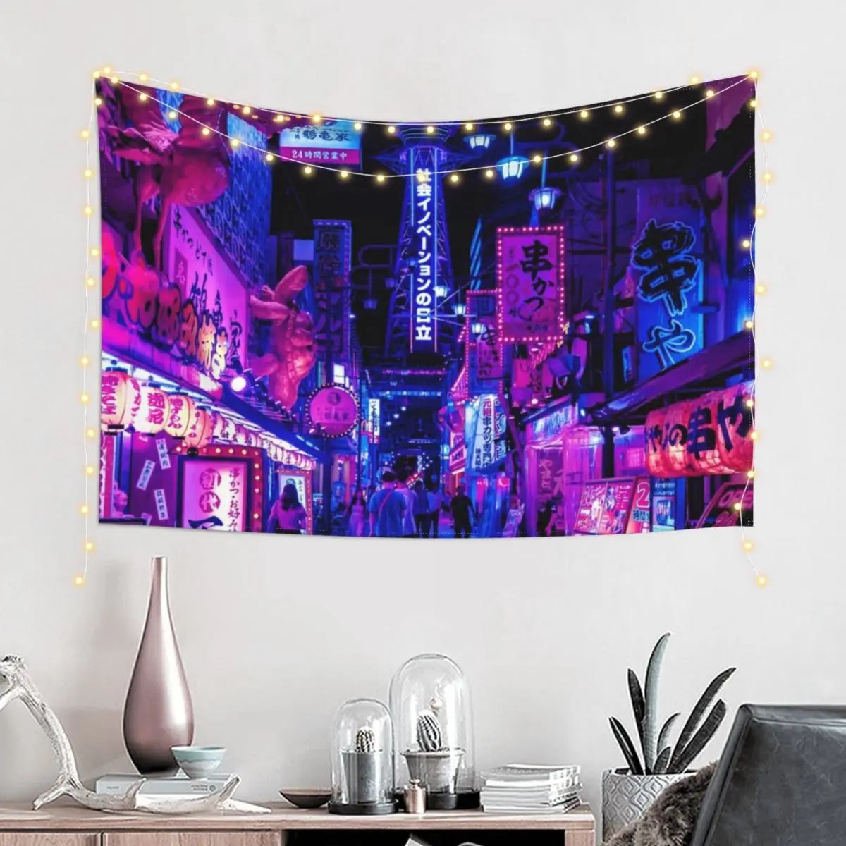 Osaka City Anime Scenes Tapestry Home Decoration Accessories Home Decorating Bedroom Organization And Decoration Tapestry