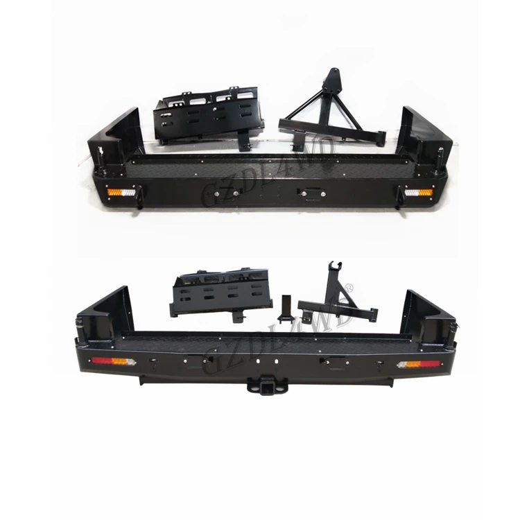 Hot selling：4x4 Bull Bar Off Road Car Rear Bumper 100 Rear Bumper LC100