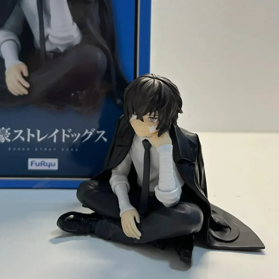New Bungo Stray Dogs Dazai Osamu Figurine Nakahara Chuuya Action Figures PVC Model Collection Noodle Stopper Birthday Gifts