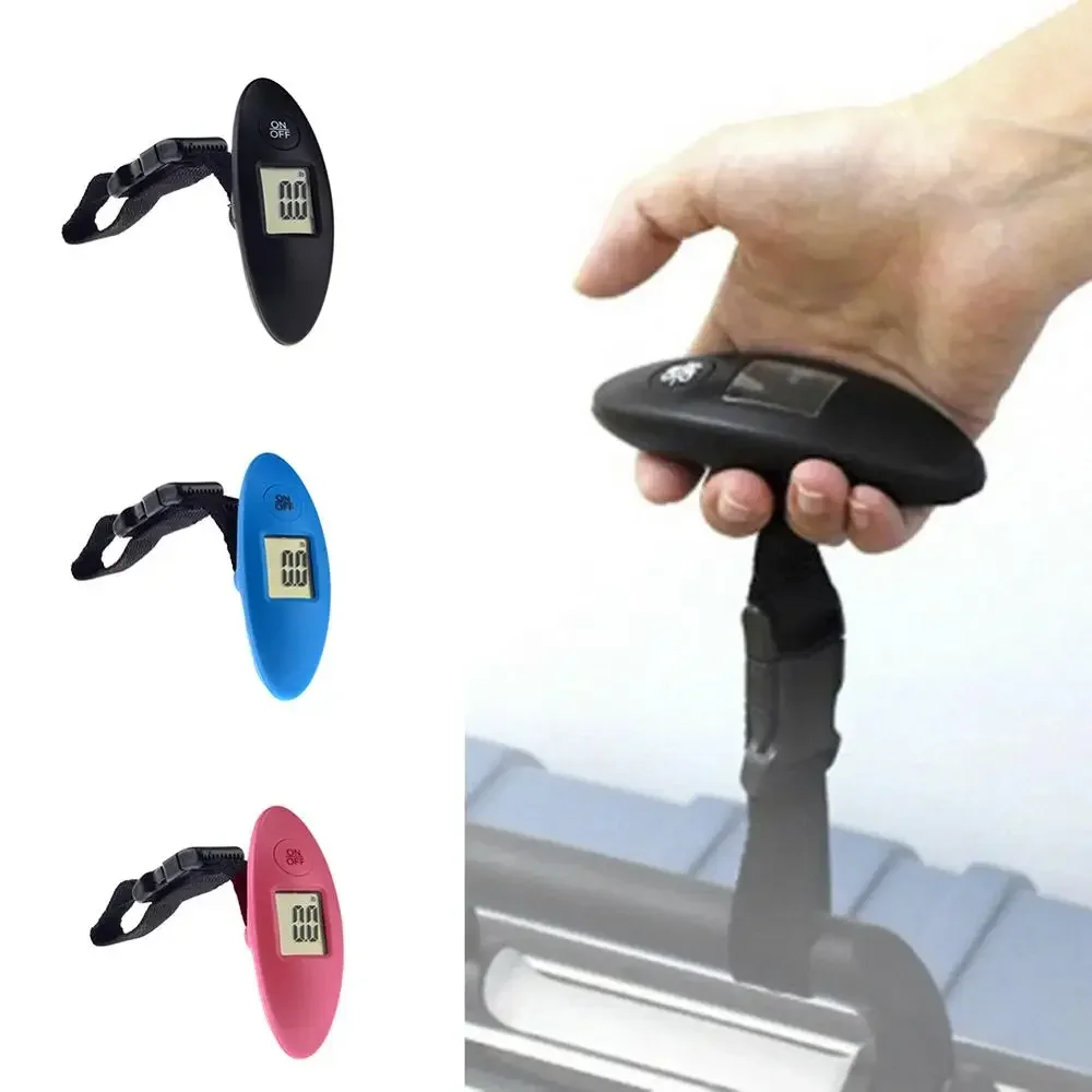 Mini Lcd Digital Escala Eletrônica de Bagagem Escala Mala Portátil Ponderação Bolsa de Viagem Manipulado Escala de Pendurado Gancho de Peixe 40kg 100g