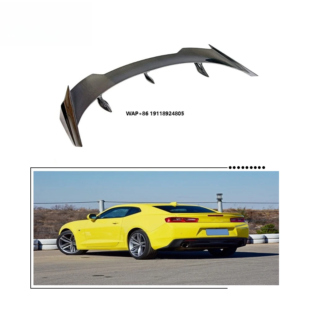

Real Camaro Carbon Fiber Trunk Wing Spoiler Fit for-Chevrolet Camaro 2016-2019