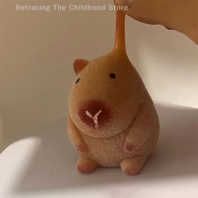 Capybara Squeezing Toys Cartoon Capybara Plastic Stress Relief Toys Stress Release Decompress Stress Rebound Toys