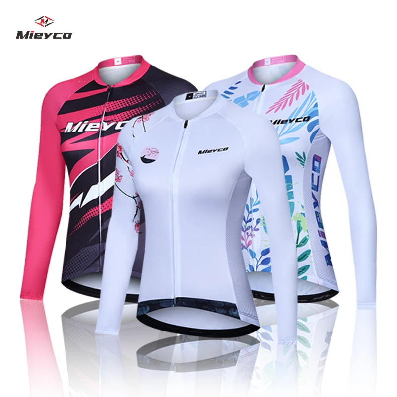 Summer Cycling Jersey For Women Outfits Spring and Autumn Breathable Long-Sleeved Bicycle Tops New Road Bike Clothing Equipment