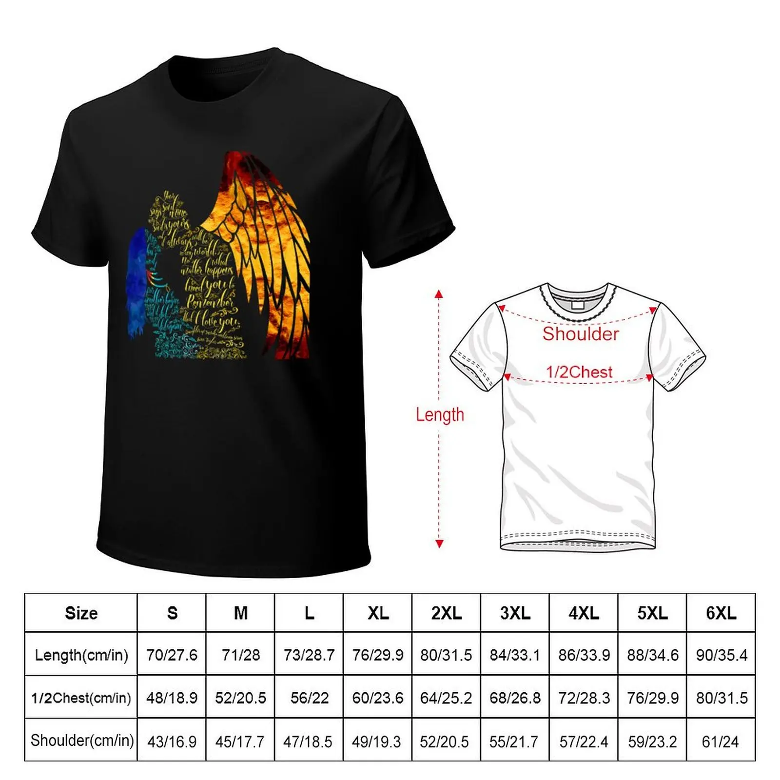 Your soul sings to mine... - Akiva. Daughter of Smoke and Bone. T-Shirt Casual Simple Design Short Sleeve Shirt