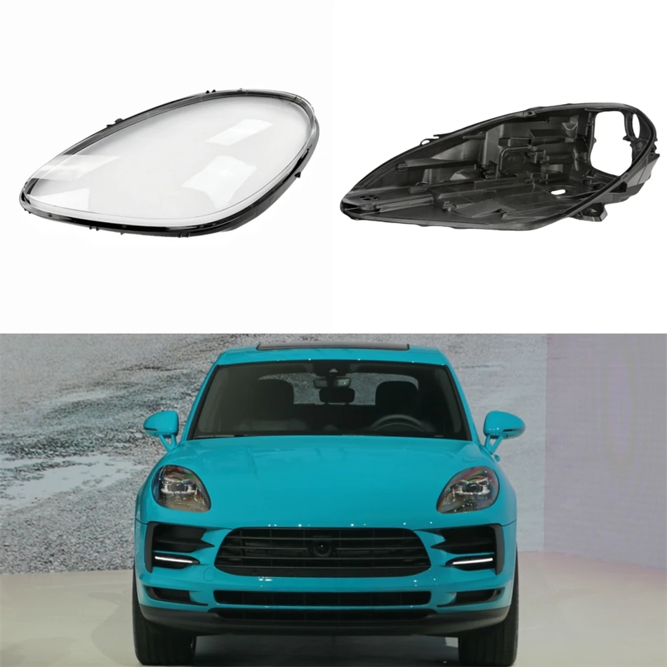 

Для Porsche Macan 2018 2019 2020 2021, автомобильные товары, цоколь, корпус заднего фонаря, стеклянный корпус лампы