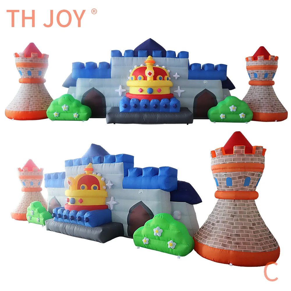 fast air ship to door, 6m width customized inflatable backdrop stage props for sale