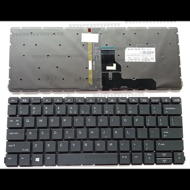 Nuevo teclado de computadora EE para Probook 430 G8 G9 630 G8 G9/x360 435 G7, 435 G8/ZHAN 66 PRO 13 G4 ZHAN 66 PRO 13 G5 US
