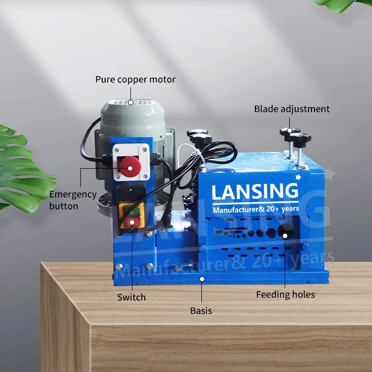 Top & Bottom Stripping M30-2 Wire Stripping Machine 1-30mm Double Blade Compact High Quality Low Price Electrician Essential