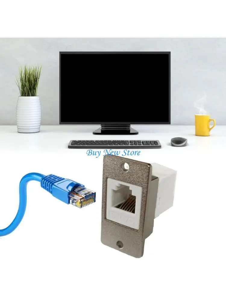 20CE Reinforced 6P6C Panel Mount Phone Jacks With Threadeds Installation For Industrial Use