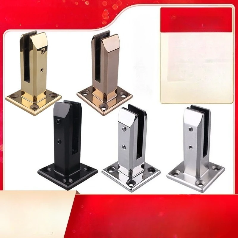 Panel para valla de piscina, soporte de escalera de vidrio inoxidable, sujetadores de montaje, Clips, barandilla de escalera, instalación de 90 grados, soporte de vidrio