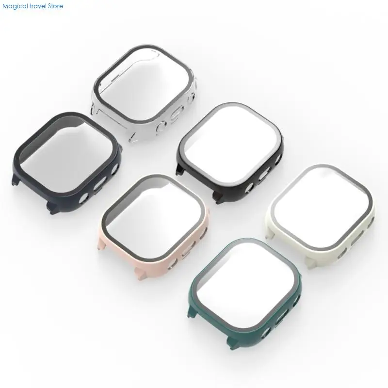 N2UB Integrated Screen Protector Guard Case Cover for JrTrack 3 Scratch Resist Shock Smartwatch Full Coverage Bumper Shell
