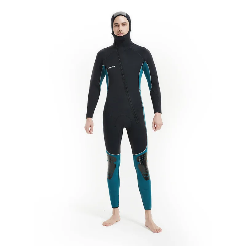 Oulylan 5MM Neoprene Wetsuit Men One-Piece Suits Keep Warm Surf Scuba Diving Suit Fishing Spearfishing Kitesurf Men WetSuit Swin