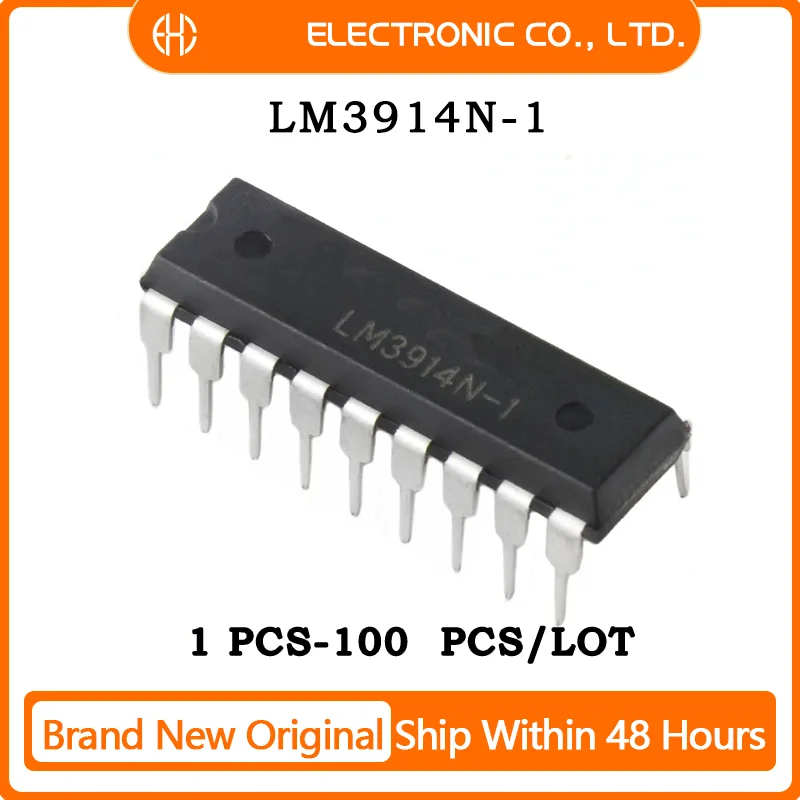 

1PCS/10PCS/50PCS/100PCS LM3914N-1 IC DRVR DOT/BAR DISPLAY 18DIP Brand New Original IC Chip