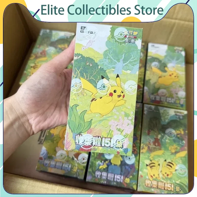 Pokémon-Karten auf Lager, PTCG 151 Collection Vol 3, chinesischer Booster-Pack aus Scarlet und Violet, Überraschungsgeschenkkarte, Sammlerspielzeug