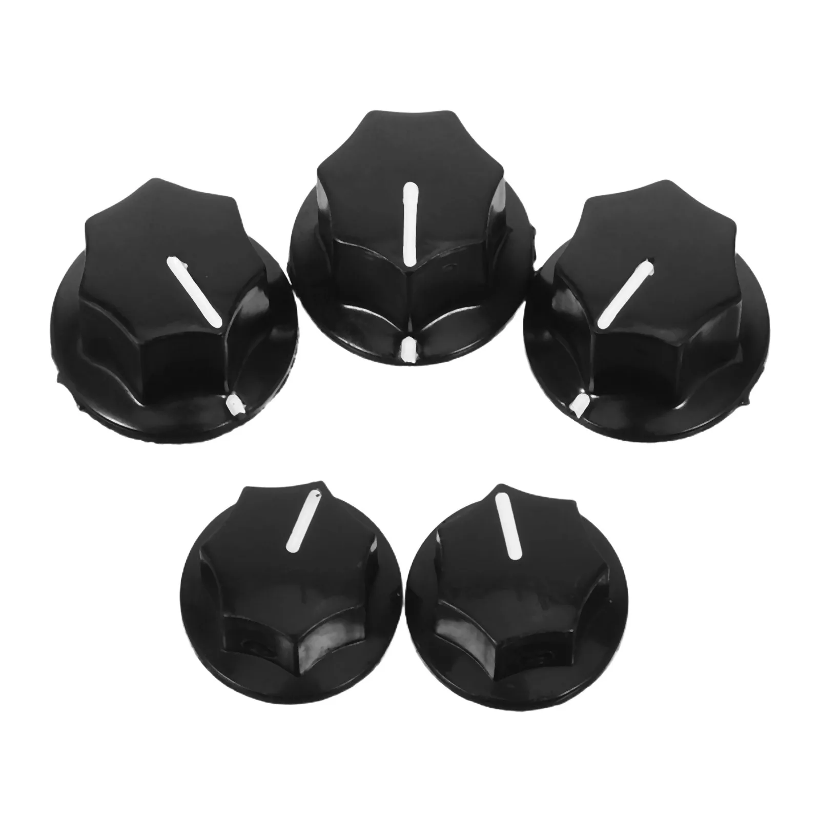 

5Pcs Guitar Control Knobs Metal Alloy Precision Volume Adjustment for Bass Electric Guitar Pedal Toppers Accessories