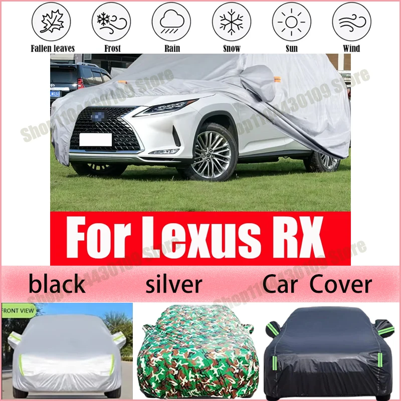 

For Lexus RX 300 400 450h Accessories Car Cover Waterproof Summer Sun Shade Anti-UV Winter Rain Snow Prevent Cover