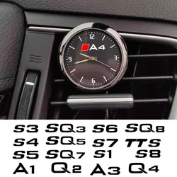 Montre à quartz électronique pour décoration de voiture, horloge, Audi A1, A2, A3, A4, A5, Horizon A7, A8, Q2, Q3, Q5, Q7, Q8, TT, RS3, RS4, RS5, RS6, RS7, Q4