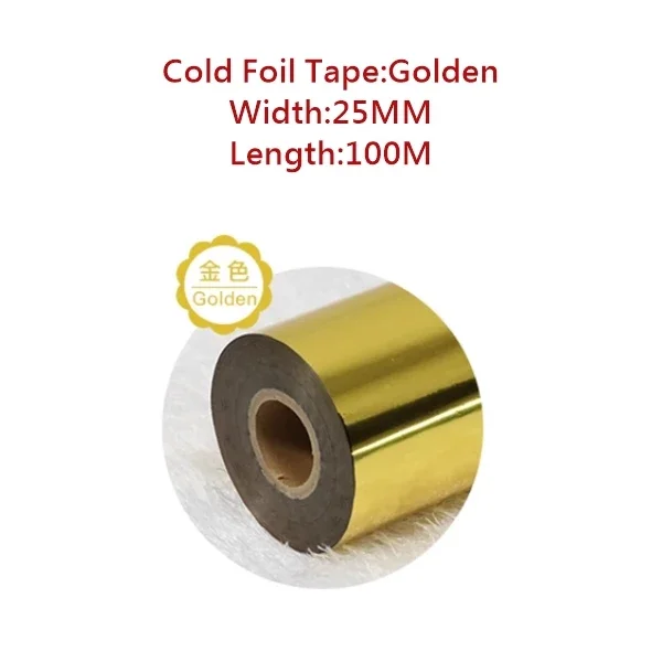 Original Cold Foil Stamp Paper Gift Shop Necessary for LY 300 Non-plate Plateless Ribbon Foil Stamping Machine Use 25MM Length