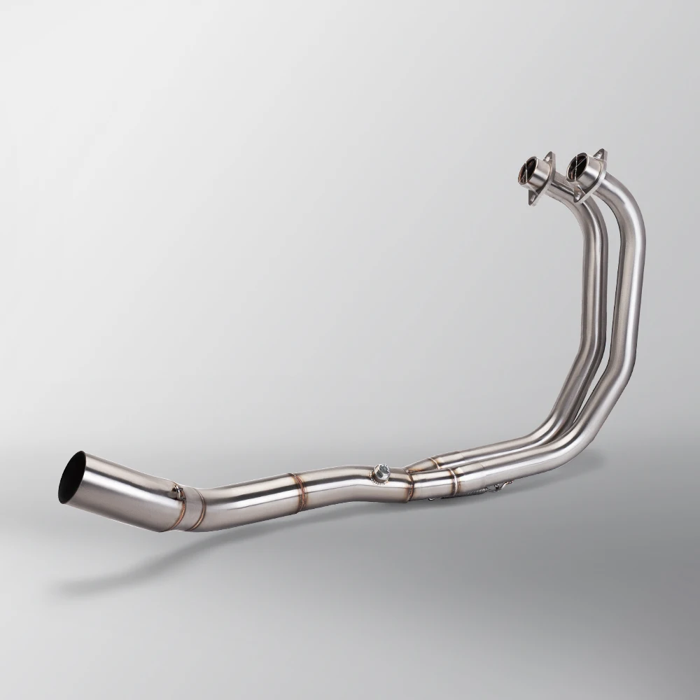 For YZF R3 R25 MT03 Motorcycle Exhaust Moto Modified Full Systems Front Middle Link Pipe R77 Muffler