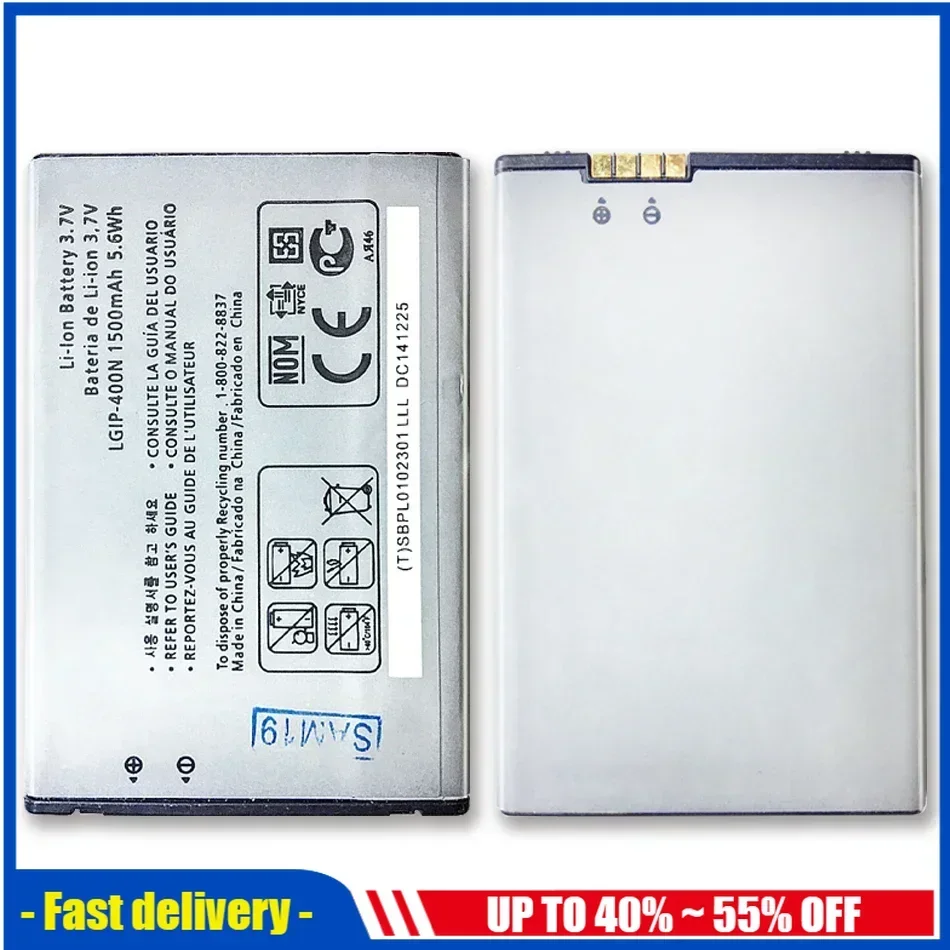 LGIP-400N мобильный телефон для LG OPTIMUS M/C/U/V/T/S/1 VM670 LS670 MS690 P503 P500 P520 P505 P509 LGIP 400N Battery