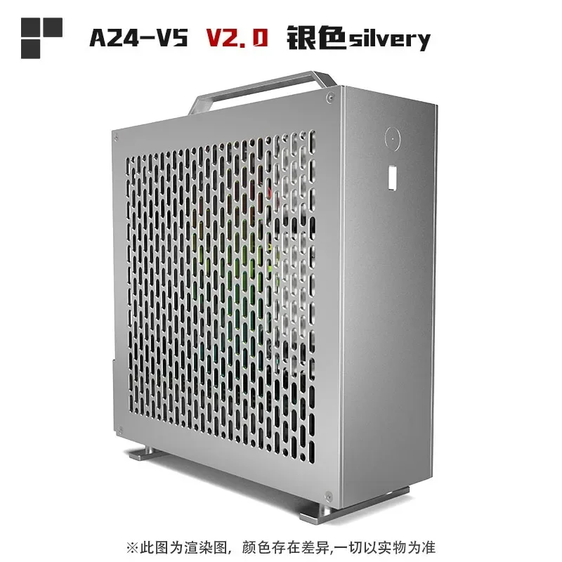 Lzmod mini A24-V5 2.0 itxケース Lzmod 5L mini A24-V5 dual-slot single-display chassis double-sided