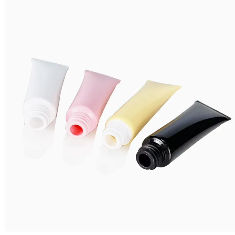 Wholesale 30ml 40ml Cosmetic Soft Tubes Pink/White Cream/Lotion Bottle Cleansing Face/Facial Cream Containers Refillable Tubes