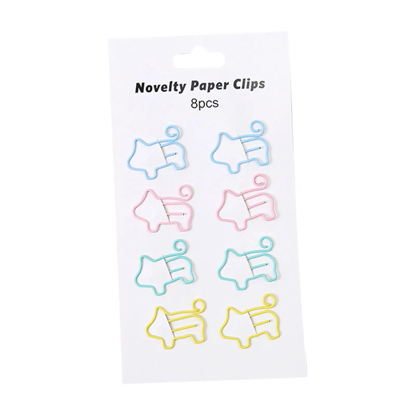 2x8x Novelty Paper Clips Metal Party Invitation Card Document Organization