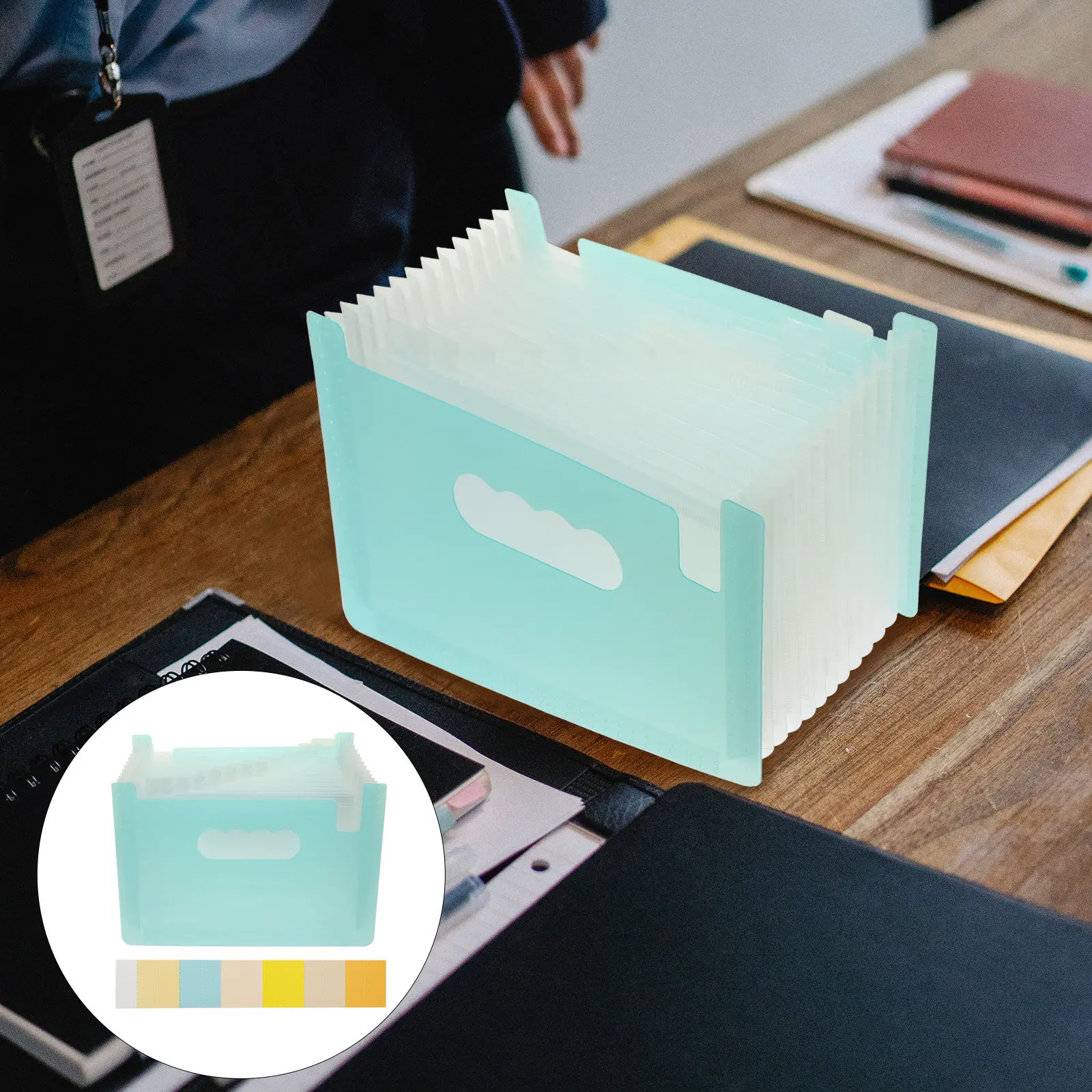 

Premium PP Accordion Folder for Receipts Coupons Cards Papers Fast Document Retrieval Fine Workmanship Portable Office School