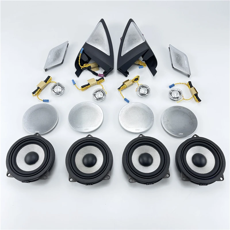 

Luminous Speaker 11 Color LED Covers for BMW G01 G02 X3 X4 Hi-Fi Audio Upgrade with Ambient Lights tweeter midrange woofer Horn