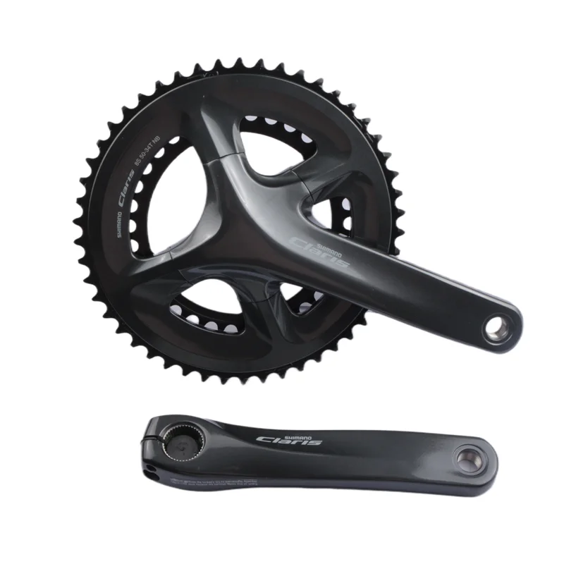 Shimano Claris FC R2000 Kurbelgarnitur 2x8-Gang Kurbel Rennrad Kettenblatt 170mm 165mm 50 34T Kurbelgarnitur 8S für Rennrad Radfahren – Detail 2