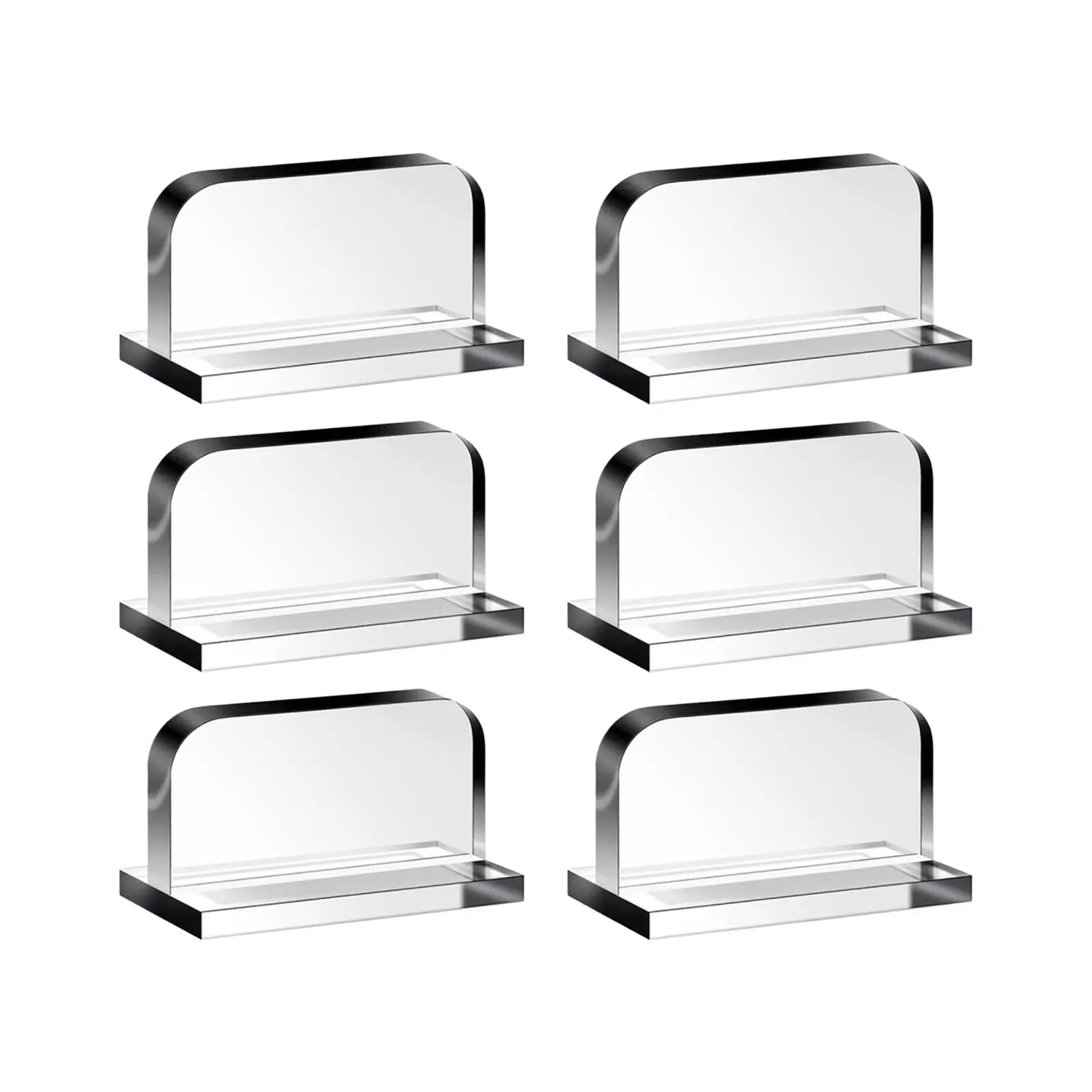 6 Pieces Aquarium Lid Handles Aquarium Tank Lid Handles Replacement for Lift and Slide Type Lightweight Transparent