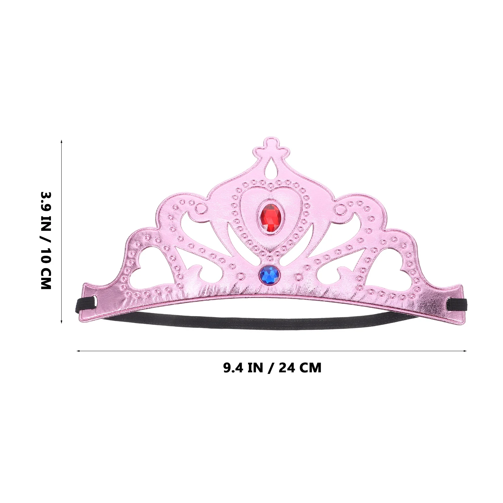 1Set Princess Crown Witch Hat Soft Pink Crowns Black Wizard Hats Kids Birthday Party Favors Cosplay Party Supplies