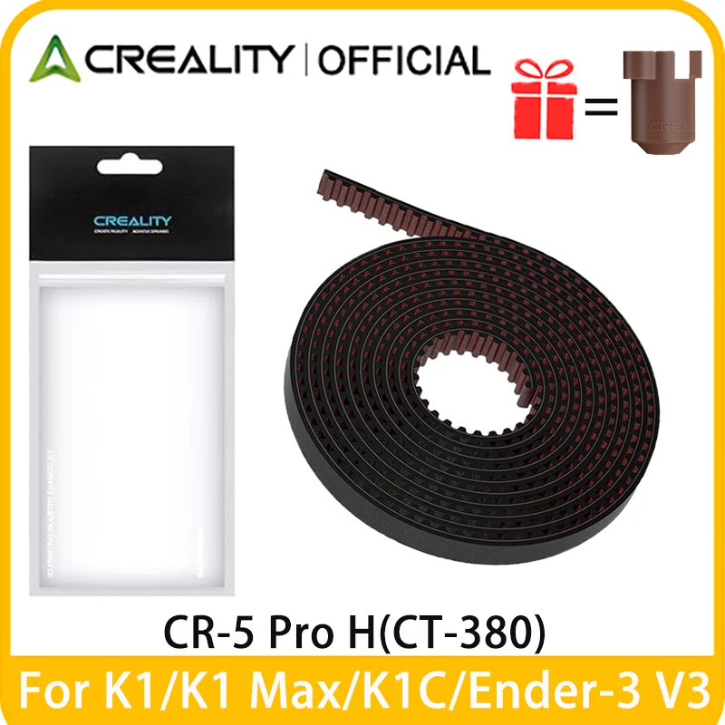 

Creality Original K1 Timging Belt Synchronous Belt Kit 1.8M for K1, K1 Max, K1C, Ender 3 V3 3d Printer Belt 3d Printer Parts