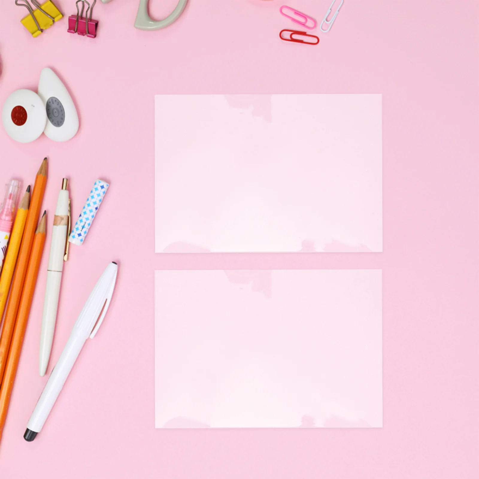 

10Pcs Clear Acetate Sheets Transparent Craft Film Flexible Heat Resistant for Card Making Cake Wrap Scrapbooking Mixed Media