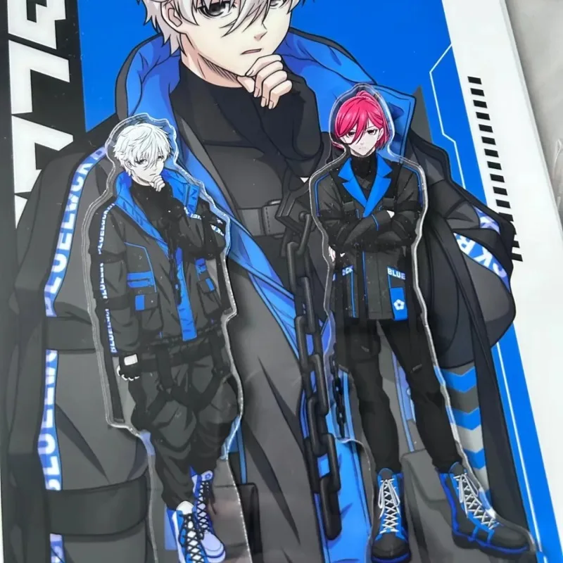 

Акриловая фигурка-подставка с синим замком Nagi Seishiro Mikage Reo, аниме, периферийные устройства, милая оригинальность, сделай сам, украшение для рабочего стола для спальни, подарок