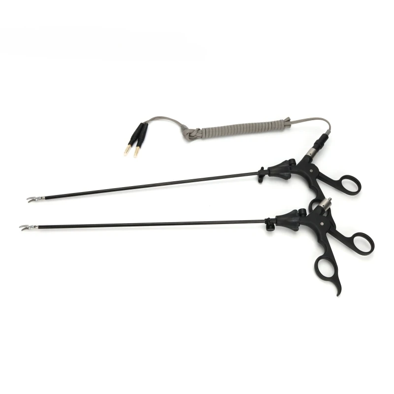 Laparoscopic Bipolar Forceps with Cable, Reusable Bipolar Coagulation Maryland Forceps