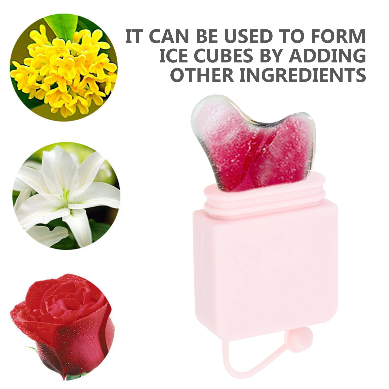 

Silicone Beauty Ice Tray Face Roller Puffiness Relief Sunburn Repair Portable Ice Holder for Face Tools