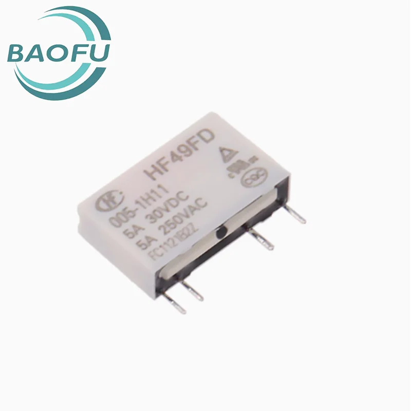 Реле HF49FD-005-1H11 HF49FD-012-1H11 HF49FD-024-1H11 5A4 контакт