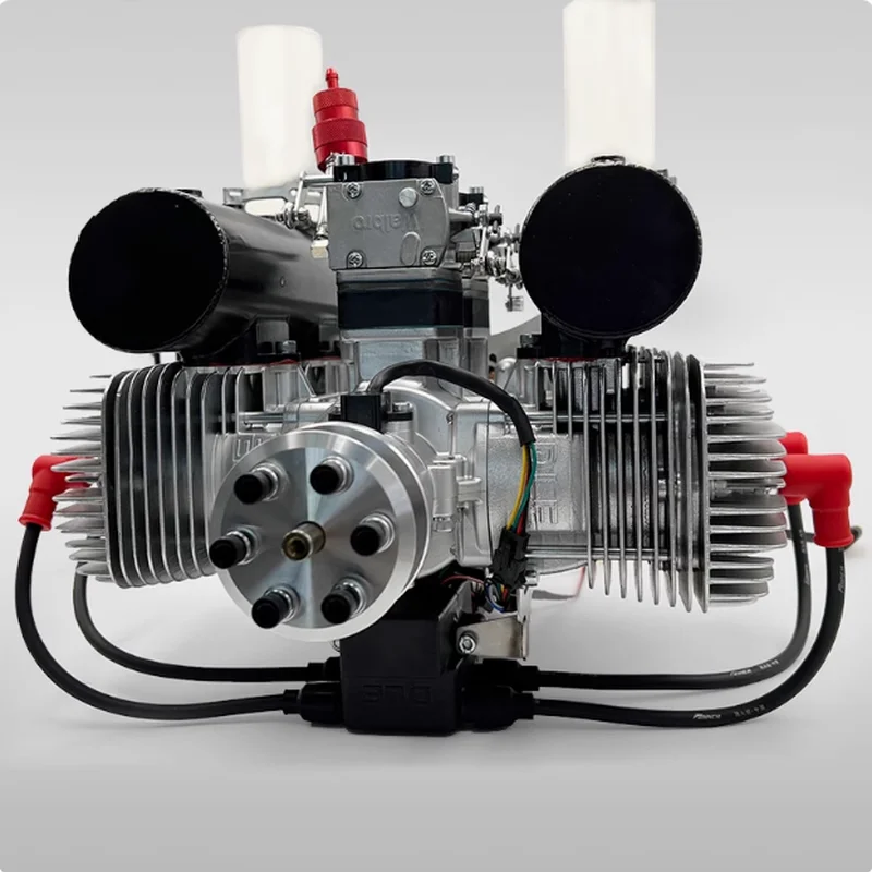 Motor de avión modelo DLE400, arranque eléctrico con función de generación de energía, potencia de 400W, salida DC14V, refrigeración por aire, alta potencia