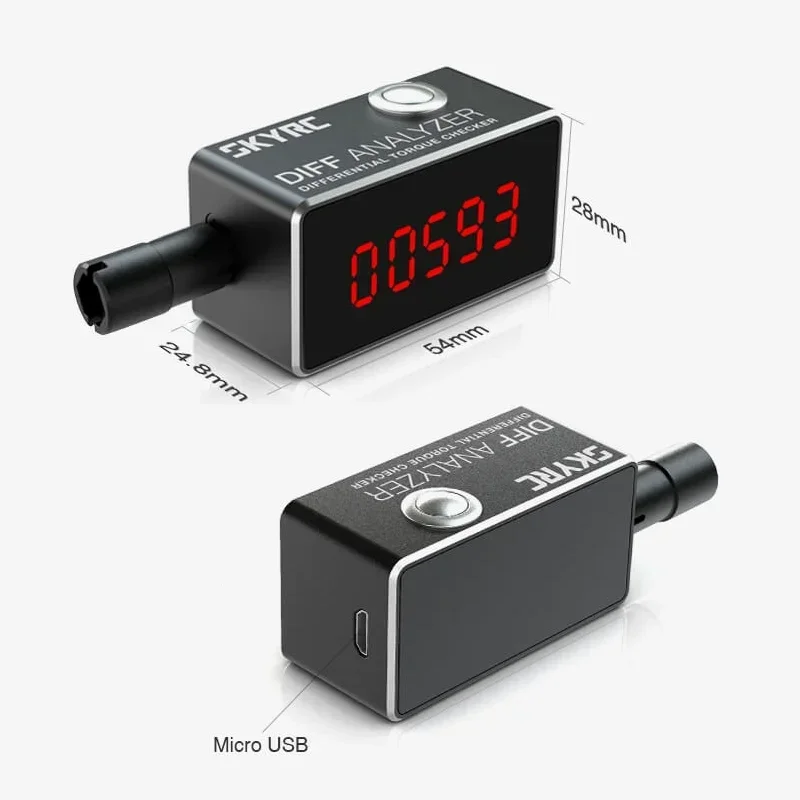 SKYRC DIFF ANALYZER DFC020 Detector Diferencial Adequado para Teste Diferencial de Veículo de Controle Remoto 1/8 1/10 RC