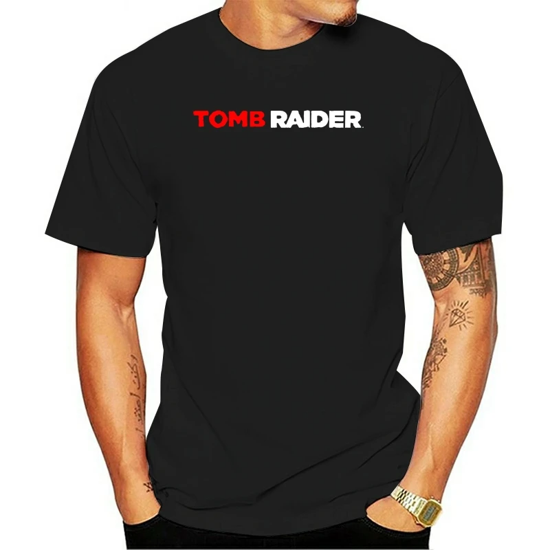 Tomb Raider-camiseta personalizada para hombre, Camisa de algodón, novedad de verano, 2021