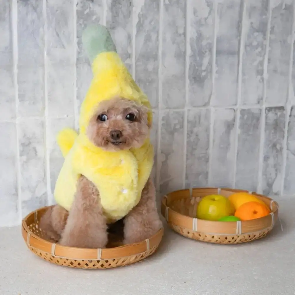 

Winter Distressed Dress Halloween Dress, Warm Dog And Cat Teddy Bear, Pet Costumes, Plush Banana Coat, Puppy Costumes