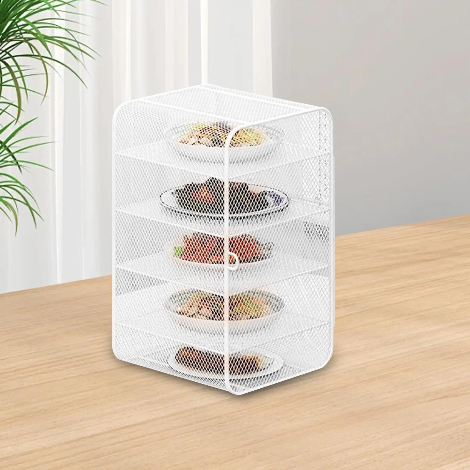 

Food Cover Buffet against Fly Dining Table Grilling Reusable Plates Bowls Dishes Covers Storage for Family Grill Gathering Home