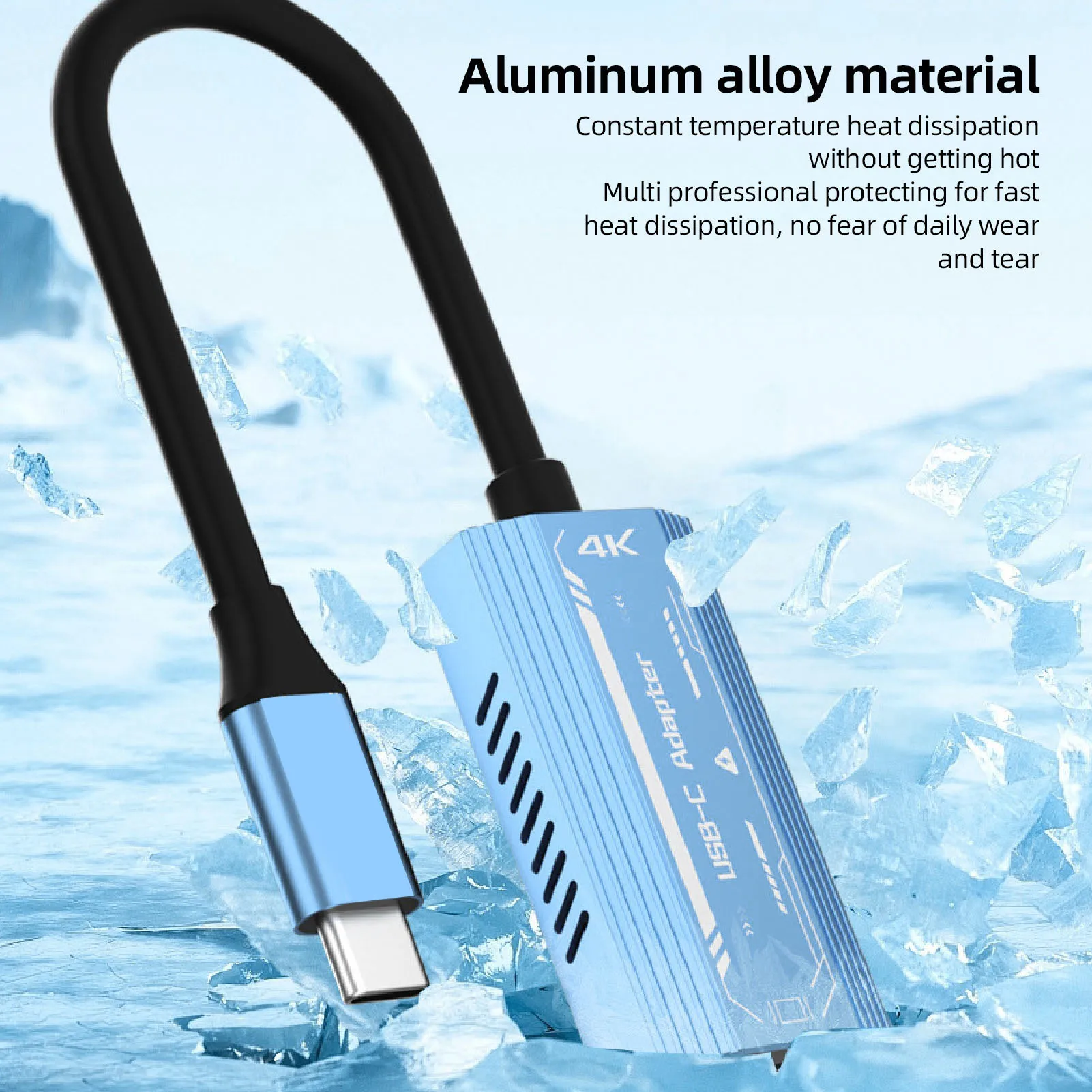 

Адаптер USB-C для смарт-очков AR - 100W PD3.0, алюминиевый сплав, с функцией Plug & Play для проектора и зарядки
