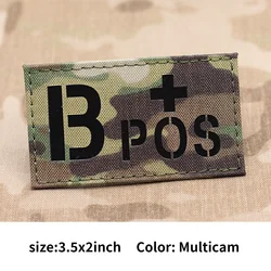 Blood type patch tactical patch A B O AB blood type tactical vest patch 3.5inches x 2 inches