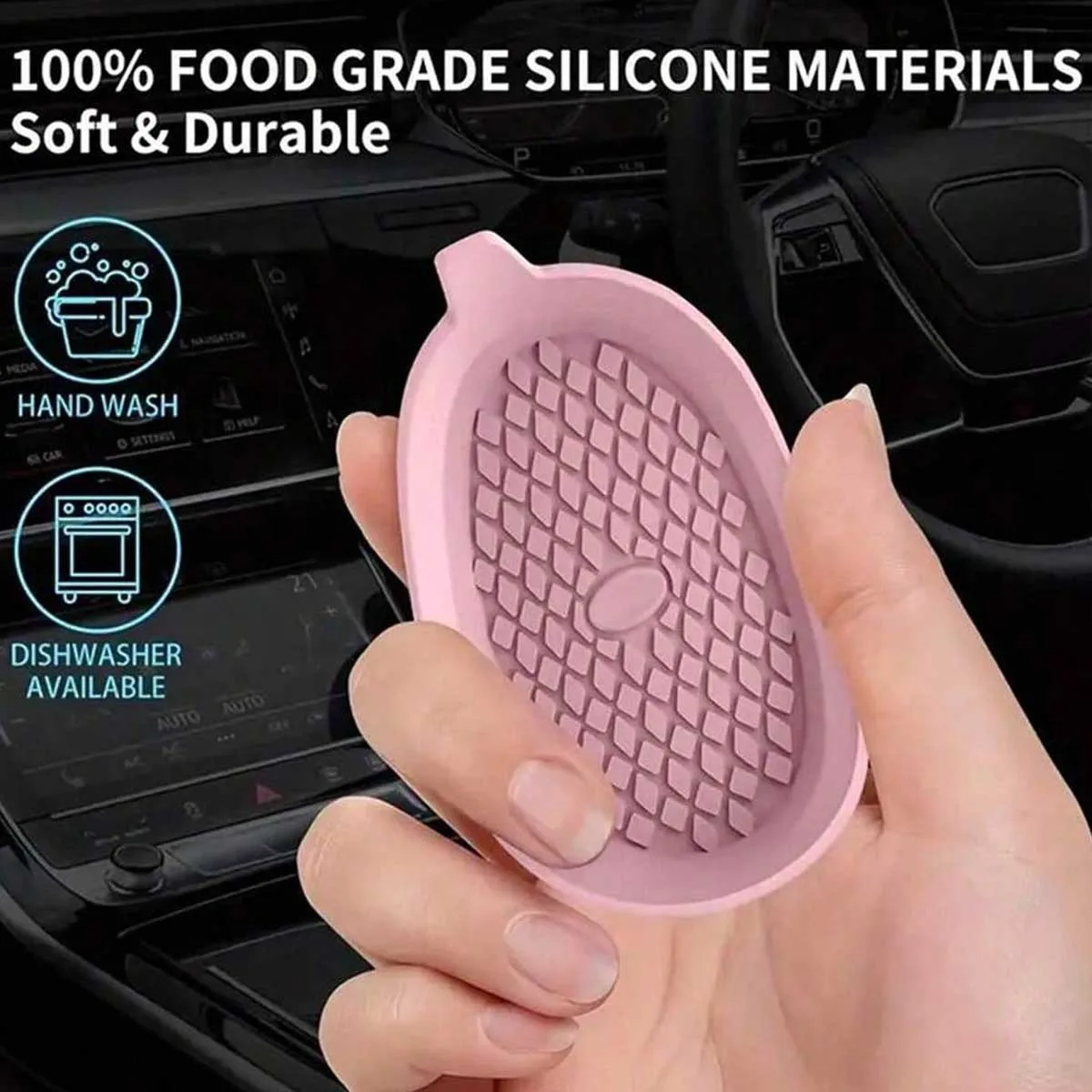 Auto-Untersetzer, Silikon-Auto-Untersetzer - Universelle Rutschfeste Einbau-Auto-Innenraum-Accessoires - Auto-Getränkehalter-Steck-Untersetzer – Detail 6